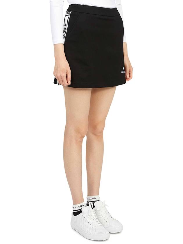 Women's Golf Over Mini Skirt Black - HORN GARMENT - BALAAN 4