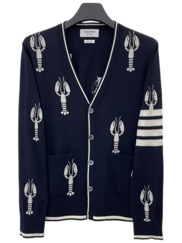 Armband lobster wool cardigan MKC415A - THOM BROWNE - BALAAN 1