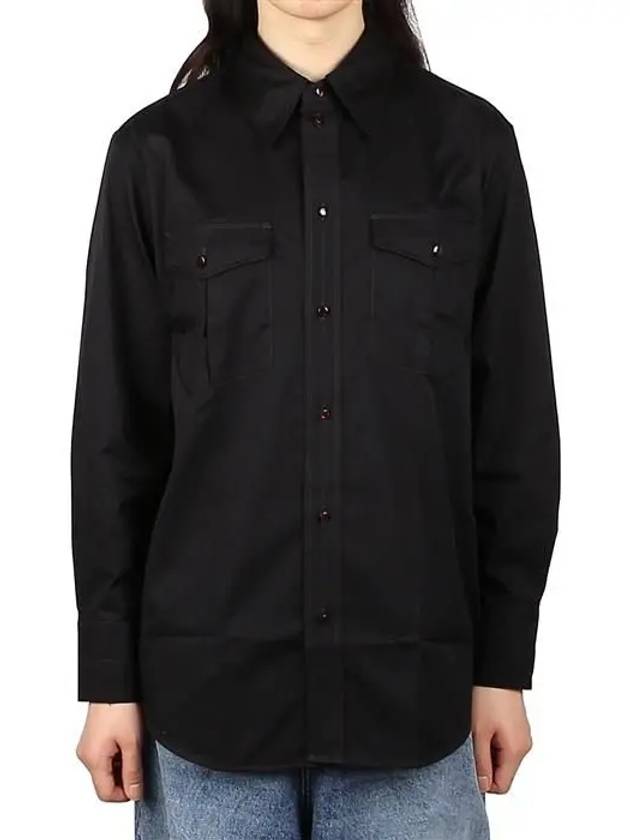 Western Long Sleeve Shirt Black - LEMAIRE - BALAAN 2