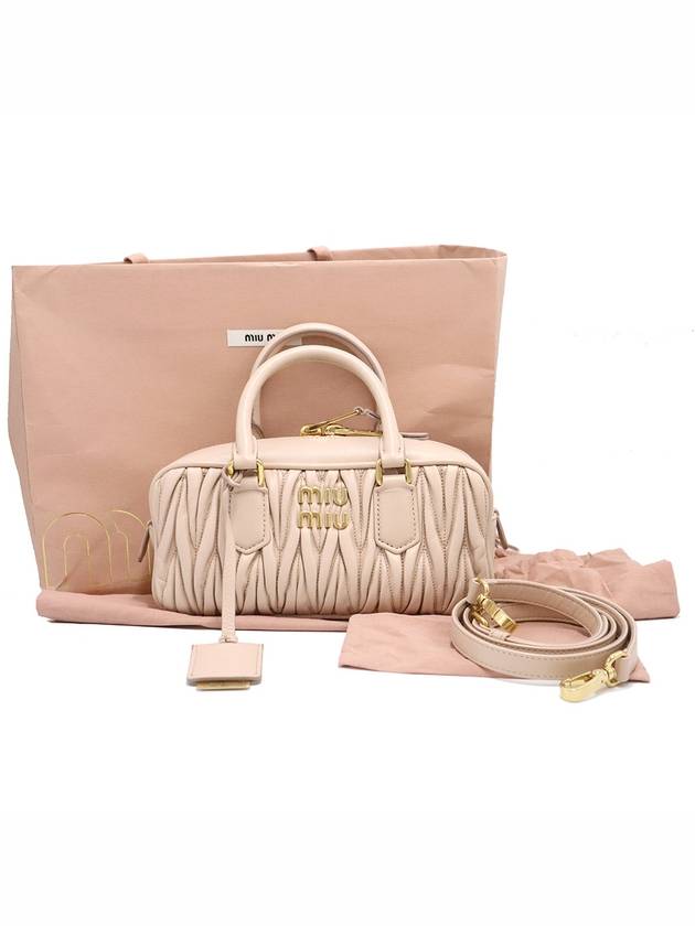 Miu 5BB142 Powder Pink Arkady Materasse Nappa Regular 2WAY - MIU MIU - BALAAN 2