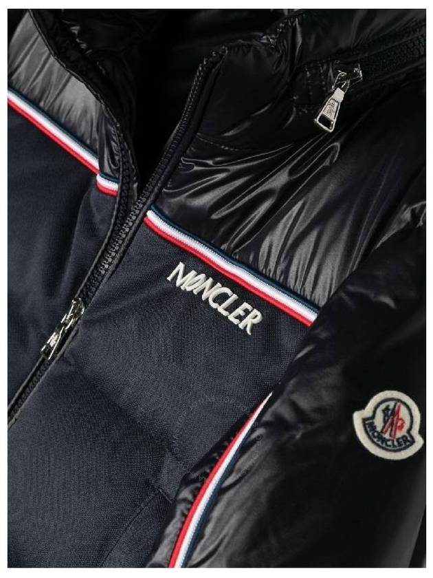 Moncler Boys Stripe Trim Logo Jacket, Size 6Y - MONCLER - BALAAN 3