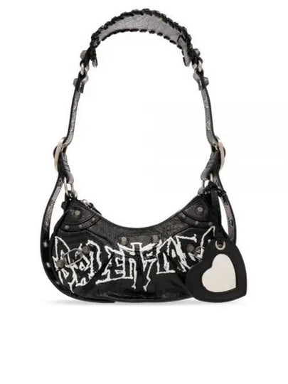 Le Cargol XS DIY Metal Lambskin Shoulder Bag Black - BALENCIAGA - BALAAN 2