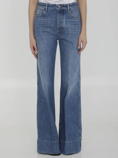 WoMen's Vintage Wide Jeans Blue - BOTTEGA VENETA - BALAAN 2