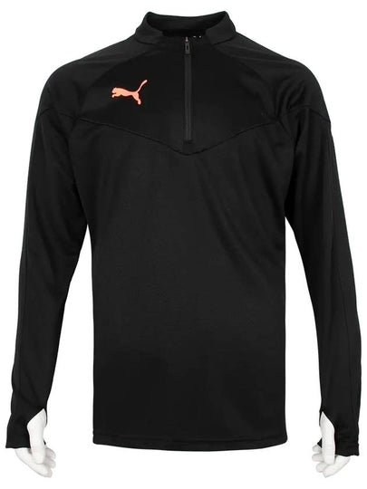 Individual Final 1/4 Zip Short Sleeve T-Shirt Black - PUMA - BALAAN 2