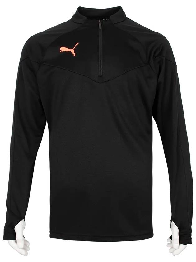 Individual Final 1/4 Zip Short Sleeve T-Shirt Black - PUMA - BALAAN 4