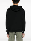 Light Fleece Zip Up Hoodie Black - CP COMPANY - BALAAN 6