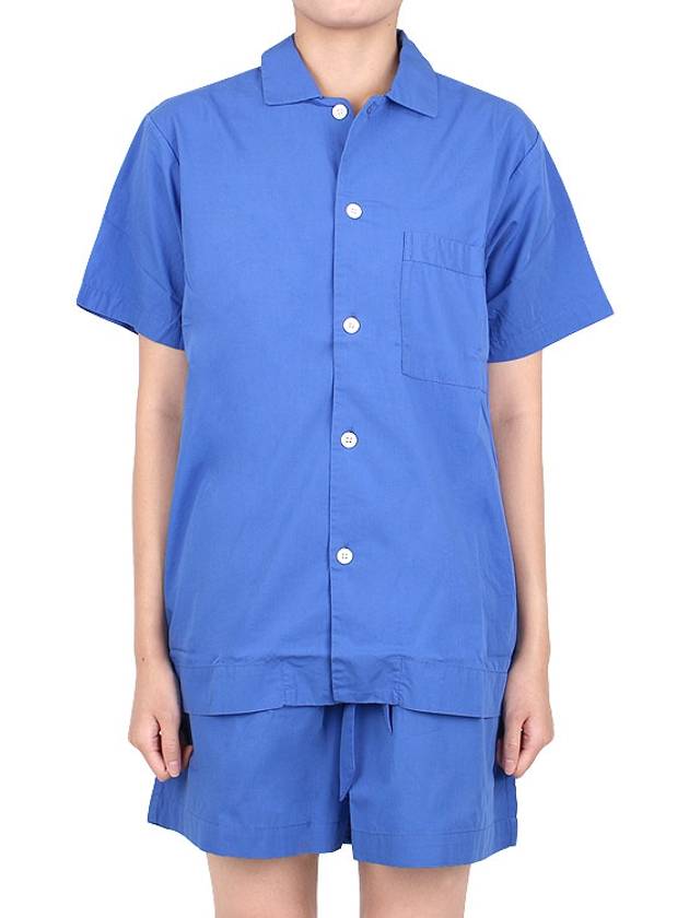 Poplin Pajamas Overfit Short Sleeve Shirt - TEKLA - BALAAN 6