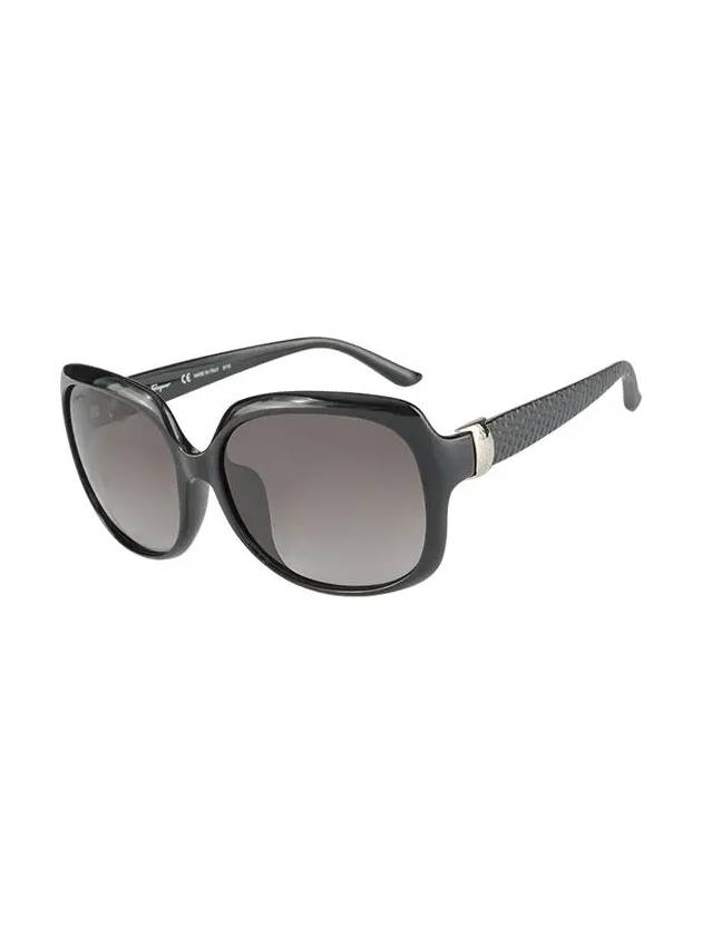 Eyewear Rectangular Sunglasses Grey Black - SALVATORE FERRAGAMO - BALAAN 4