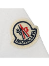 Men's Logo Pique Cotton Short Sleeve Polo Shirt White - MONCLER - BALAAN 4