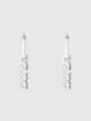 Script Charm Earrings 925 Sterling Silver 797211J84008106 - GUCCI - BALAAN 2