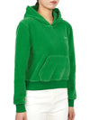 Serif Embroidered Logo Hoodie Green - SPORTY & RICH - BALAAN 4