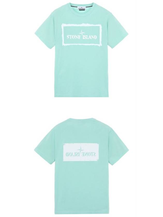 Stencil One Logo Short Sleeve T-Shirt Mint - STONE ISLAND - BALAAN 5