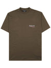 Political Campaign Large Fit Short Sleeve Khaki - BALENCIAGA - BALAAN 3