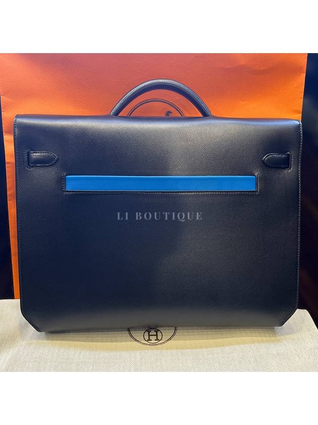 Kelly Depeche 36 Briefcase Briefcase Pocket Black - HERMES - BALAAN 7