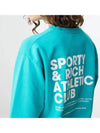 Mint Exercise Open Crew Neck Sweatshirt CR461TU3 - SPORTY & RICH - BALAAN 4