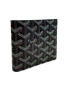 Victoire Wallet In Canvas And Calfskin Black - GOYARD - BALAAN 4