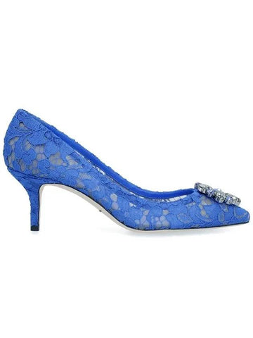 Brooch Lace Pumps Heels - DOLCE&GABBANA - BALAAN 1