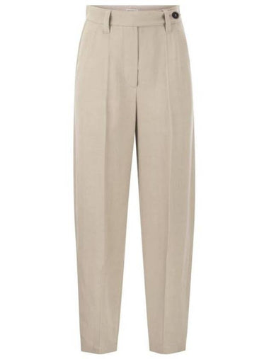 Short Pants MH579P8607 C9593 SAND - BRUNELLO CUCINELLI - BALAAN 1