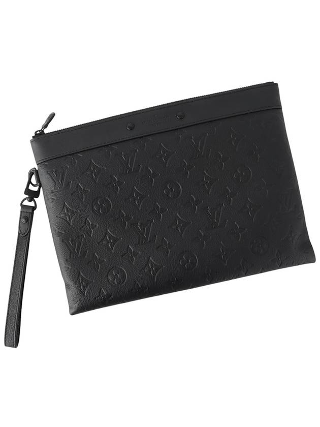 M81570 Monogram Shadow Pochette Togo Clutch Bag 24 Year Department Store Receipt 33803Y - LOUIS VUITTON - BALAAN 3