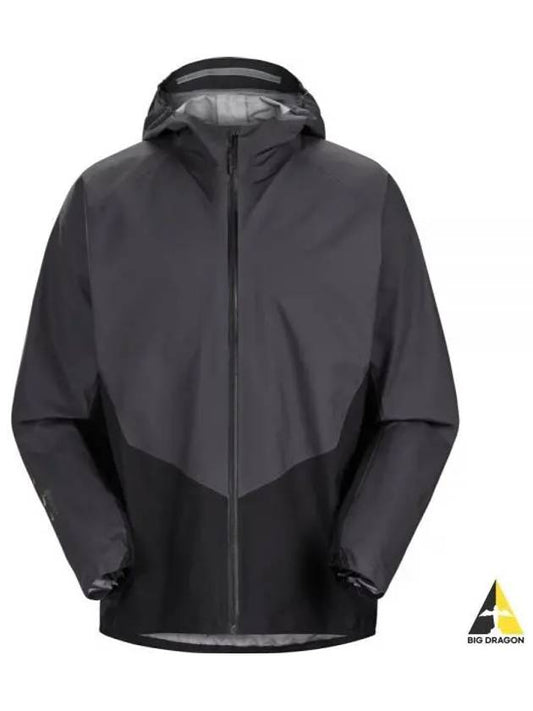 Men's Norvan Shell Hooded Jacket Grey - ARC'TERYX - BALAAN 2