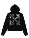 Caravaggio Arrow Oversized Hoodie Black - OFF WHITE - BALAAN 4