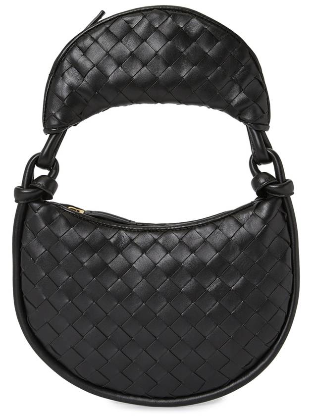 Intrecciato Gemelli Small Shoulder Bag Black - BOTTEGA VENETA - BALAAN 8