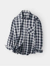 Flannel check shirt navy - INDUST - BALAAN 1