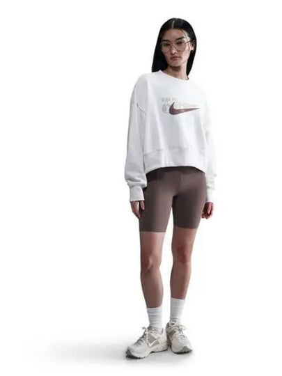 Sportswear Phoenix Fleece Oversized Crew-Neck French Terry Sweatshirt White - NIKE - BALAAN 2