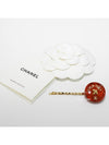 Button Hair pins Hairpin Red AB9034 B08626 NJ192 - CHANEL - BALAAN 4