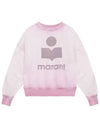 MOBYLI Logo Pigment Sweatshirt Lilac SW0011FB B3M07E 86LC - ISABEL MARANT - BALAAN 1