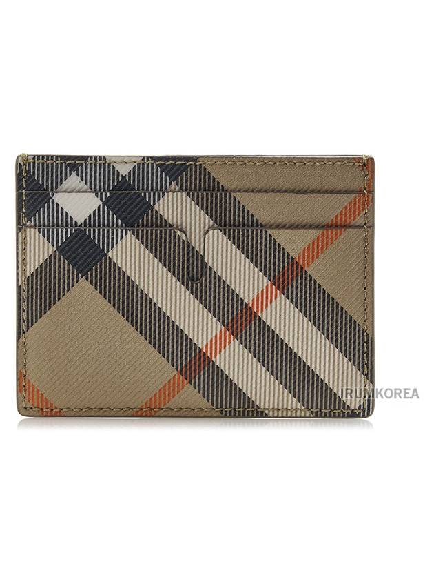 Check Card Case Wallet Beige - BURBERRY - BALAAN 2