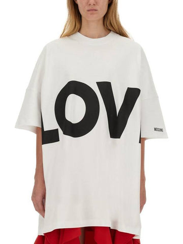 Moschino Love Cotton Interlock Dress - MOSCHINO - BALAAN 1