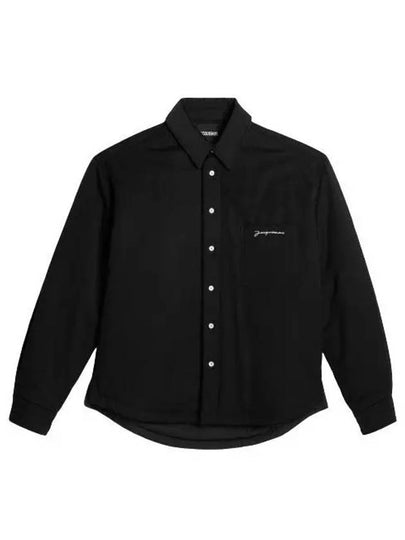 La Chemise Boulanger Puffed Long Sleeve Shirt Black - JACQUEMUS - BALAAN 2