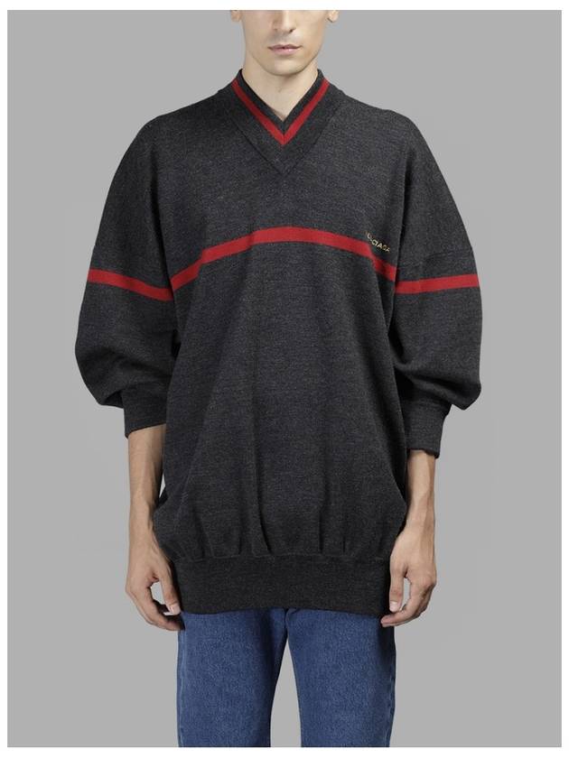 Oversized logo sweater 485639 - BALENCIAGA - BALAAN 4