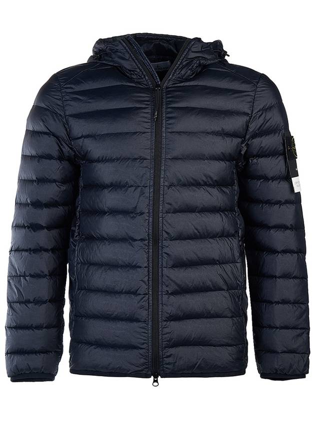 Loom Woven Chambers R Nylon Down TC Light Hoodie Down Jacket Midnight Blue - STONE ISLAND - BALAAN 2