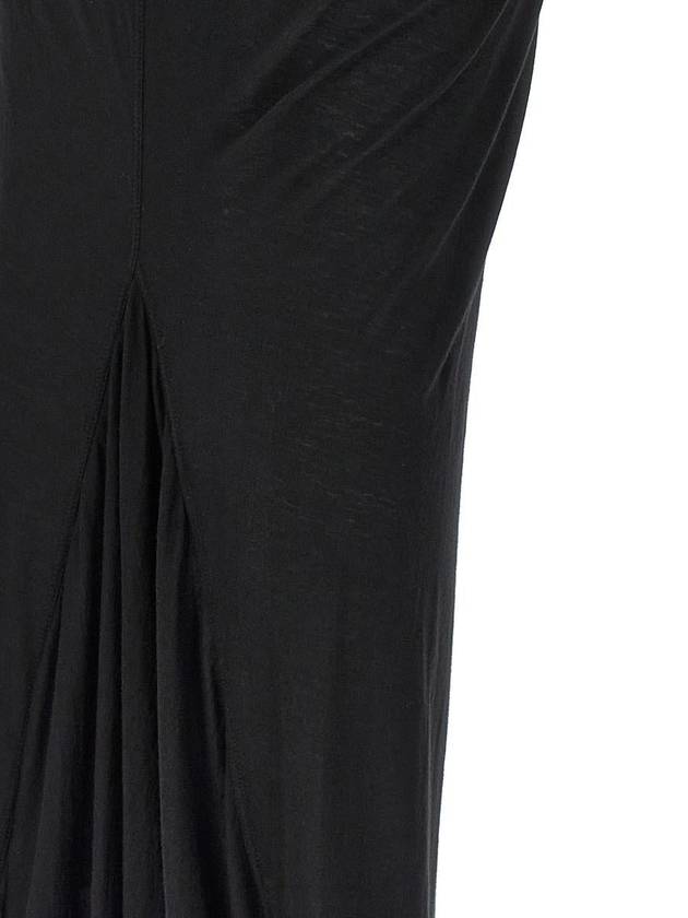 Rick Owens 'Jersey Pillar Long' Skirt - RICK OWENS - BALAAN 4