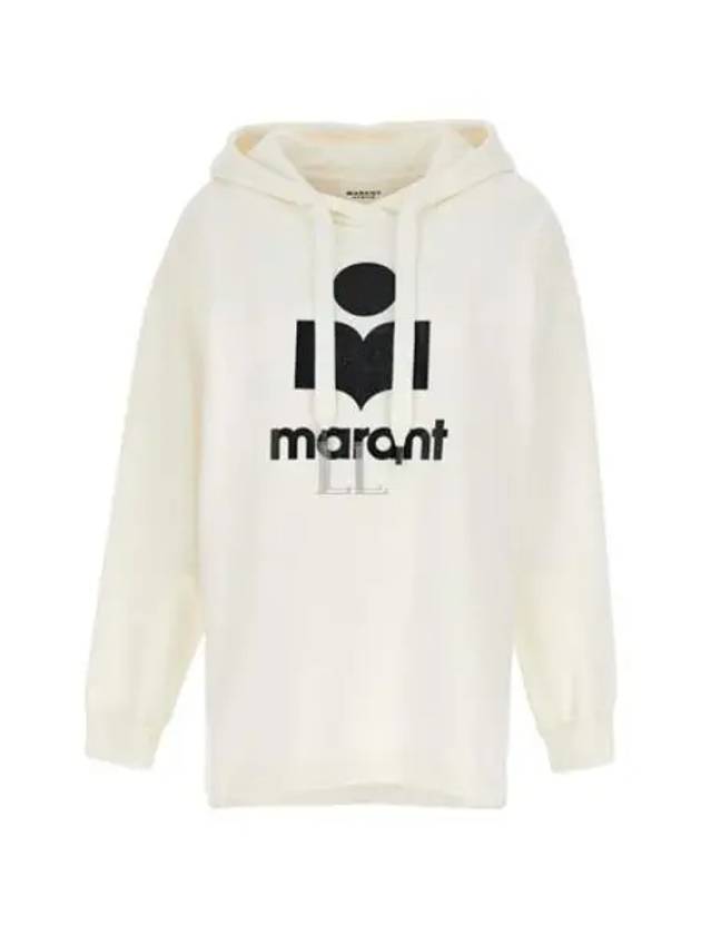 Marly Logo Hoodie White - ISABEL MARANT - BALAAN 2