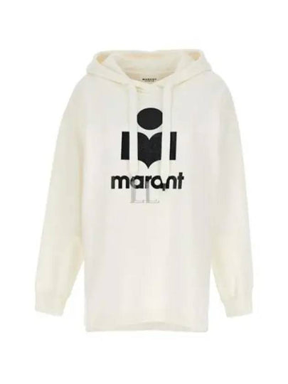 Marly Logo Hoodie White - ISABEL MARANT - BALAAN 2