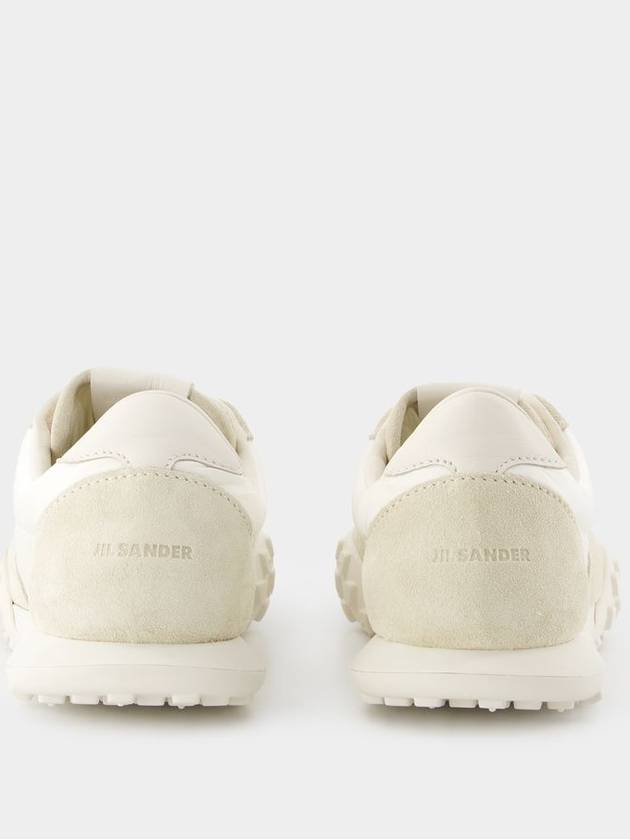 Sneakers - Jil Sander - Leather - White - JIL SANDER - BALAAN 3