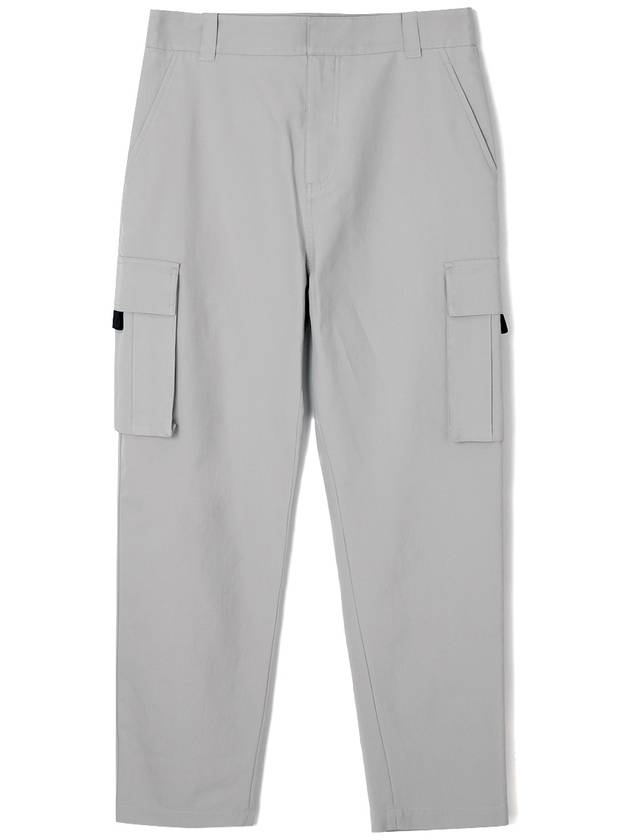 Cotton Gabardine Cargo BaGGy Pants Grey - DIOR - BALAAN 2