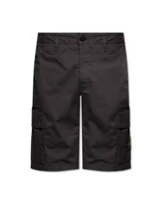 Wappen Cargo Bermuda Shorts Drak Grey - STONE ISLAND - BALAAN 2