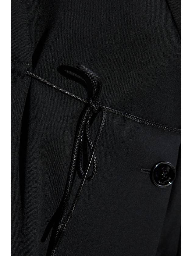 Lanvin Blazer With Drawstrings At The Waist, Women's, Black - LANVIN - BALAAN 5