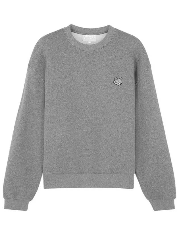 Bold Fox Head Cotton Sweatshirt Grey - MAISON KITSUNE - BALAAN 2