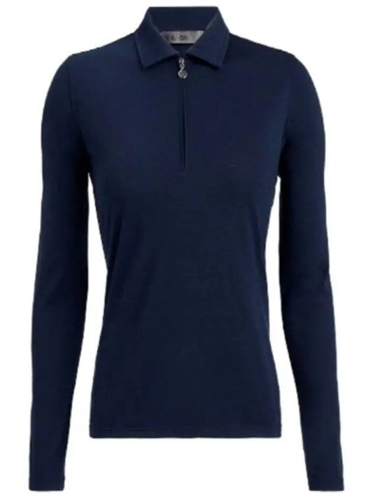 Women s Lightweight Fine Wool Long Sleeve Polo GLP000030 TWLT - G/FORE - BALAAN 1