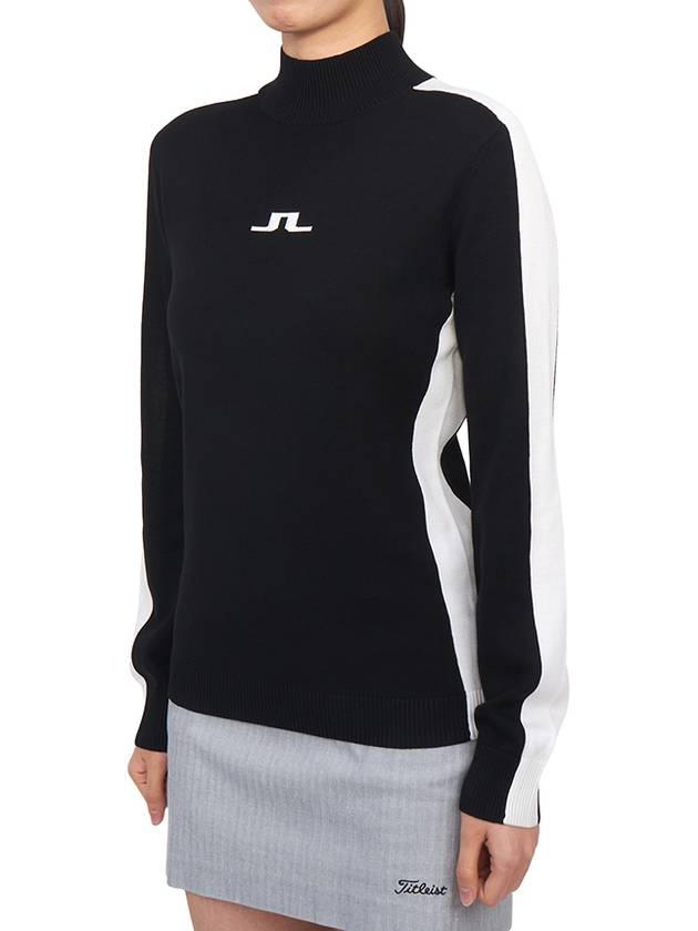 Women's Adia Knit Sweater Black - J.LINDEBERG - BALAAN 3