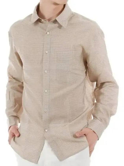 Regular Collar Long Sleeve Shirt Nude - LEMAIRE - BALAAN 2