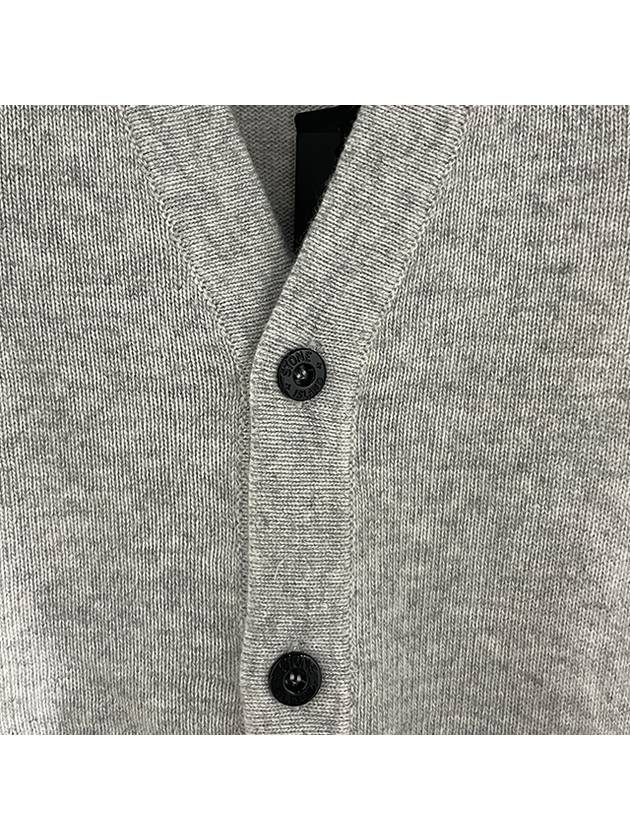 Adult Women s Waffen Cardigan Gray - STONE ISLAND - BALAAN 5