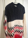 pattern mix sweater - LANEUS - BALAAN 4