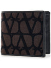 Toile Iconographe Half Wallet Brown - VALENTINO - BALAAN 2