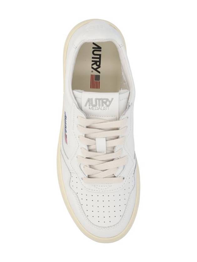 Medalist Leather Low Top Sneakers White - AUTRY - BALAAN 5